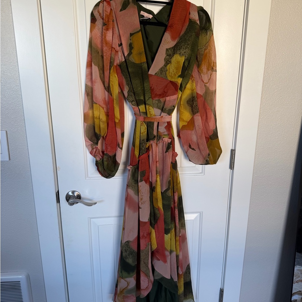 Hutch Vibrant Floral High Low Dress - Picture 4 of 4